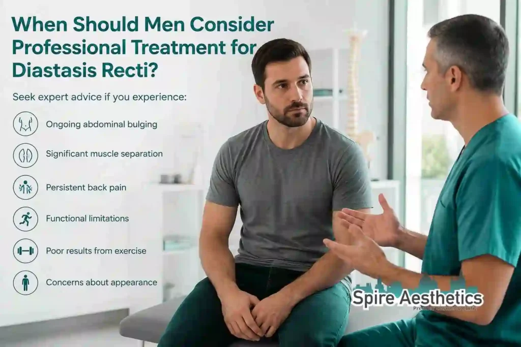 When Should Men Consider Professional Treatment for Diastasis Recti Portsmouth?